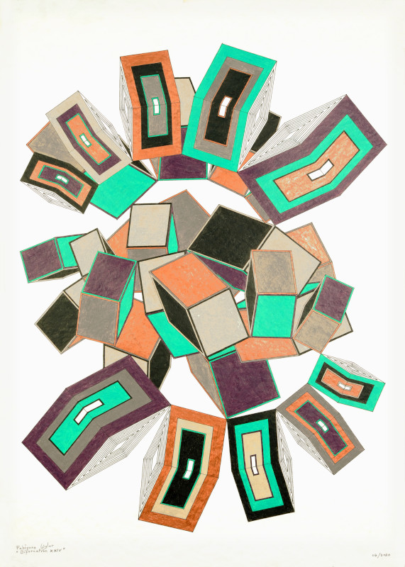Bifurcation XXIV 04 2020 50x70